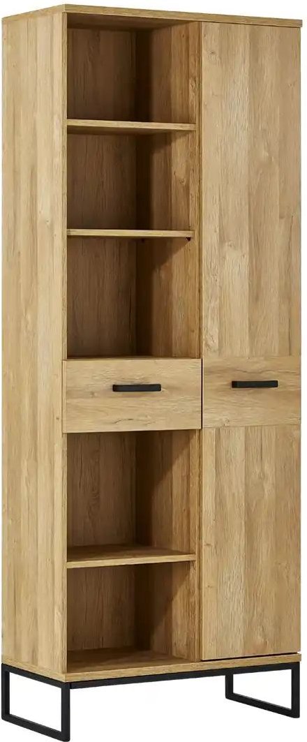 Regal Medebach ¦ holzfarben ¦ Maße (cm): B: 76 H: 196 T: 38.0 Regale > Bücherregale - Höffner