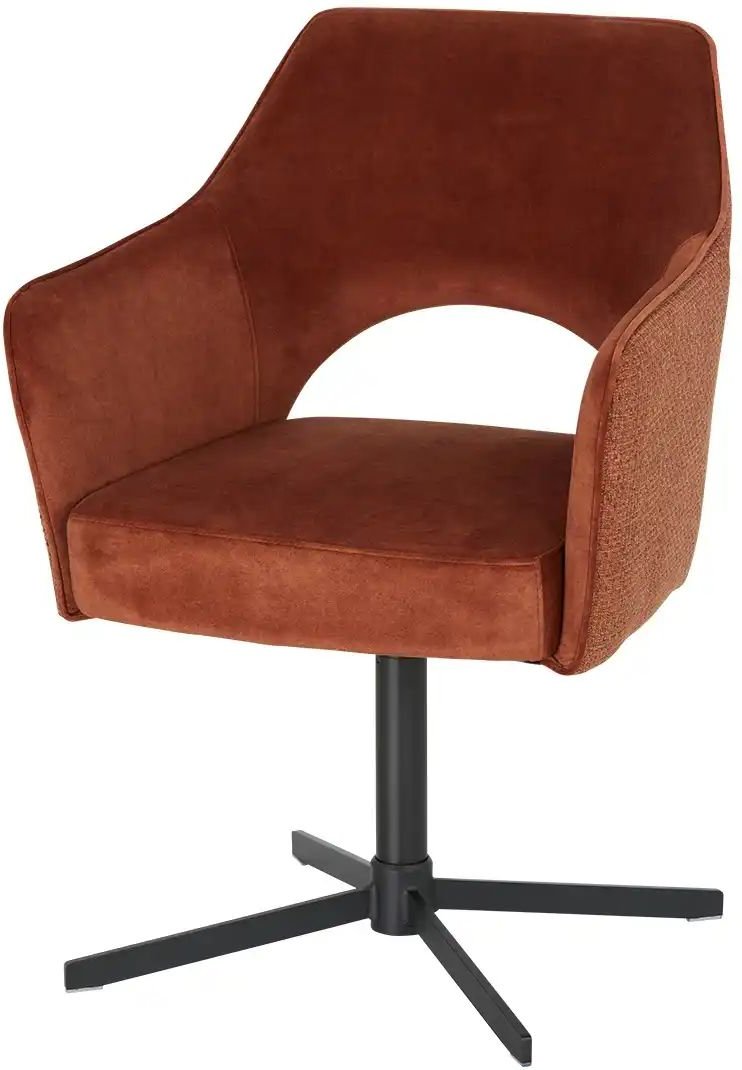 Armlehnstuhl drehbar Albert ¦ braun ¦ Maße (cm): B: 62 H: 85 T: 60.0 Stühle > Esszimmerstühle > Esszimmerstühle mit Arml...