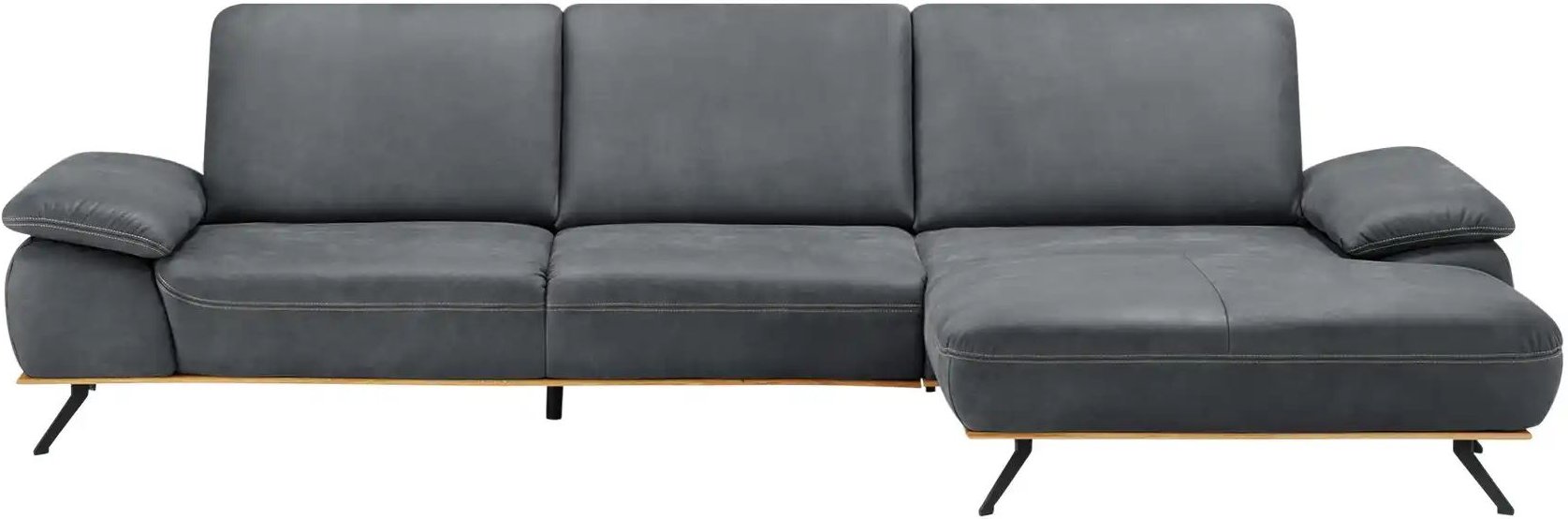 meinSofa Ecksofa Fiona ¦ grau ¦ Maße (cm): B: 322 H: 89 T: 187.0 Polstermöbel > Sofas > Ecksofas - Höffner
