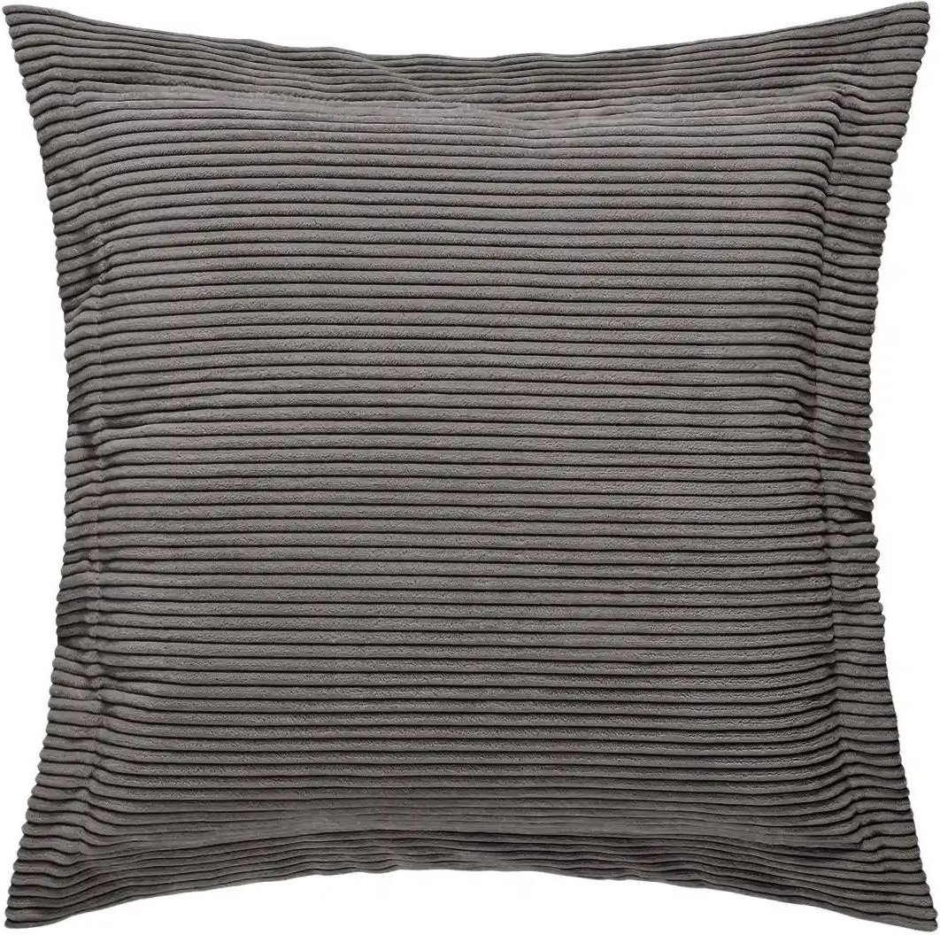 Jette Home Flatterkissen M aus Cordstoff Sila ¦ grau ¦ Maße (cm): B: 75 H: 75 Polstermöbel > Polsterzubehör - Höffner