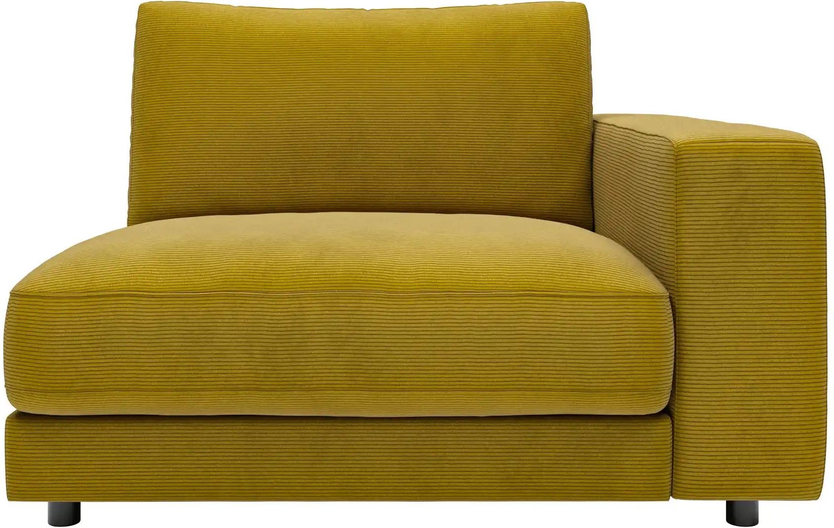 Jette Home Element Einsitzer Armlehne rechts in Feincord Sila ¦ grün ¦ Maße (cm): B: 125 H: 85 T: 127.0 Polstermöbel > S...