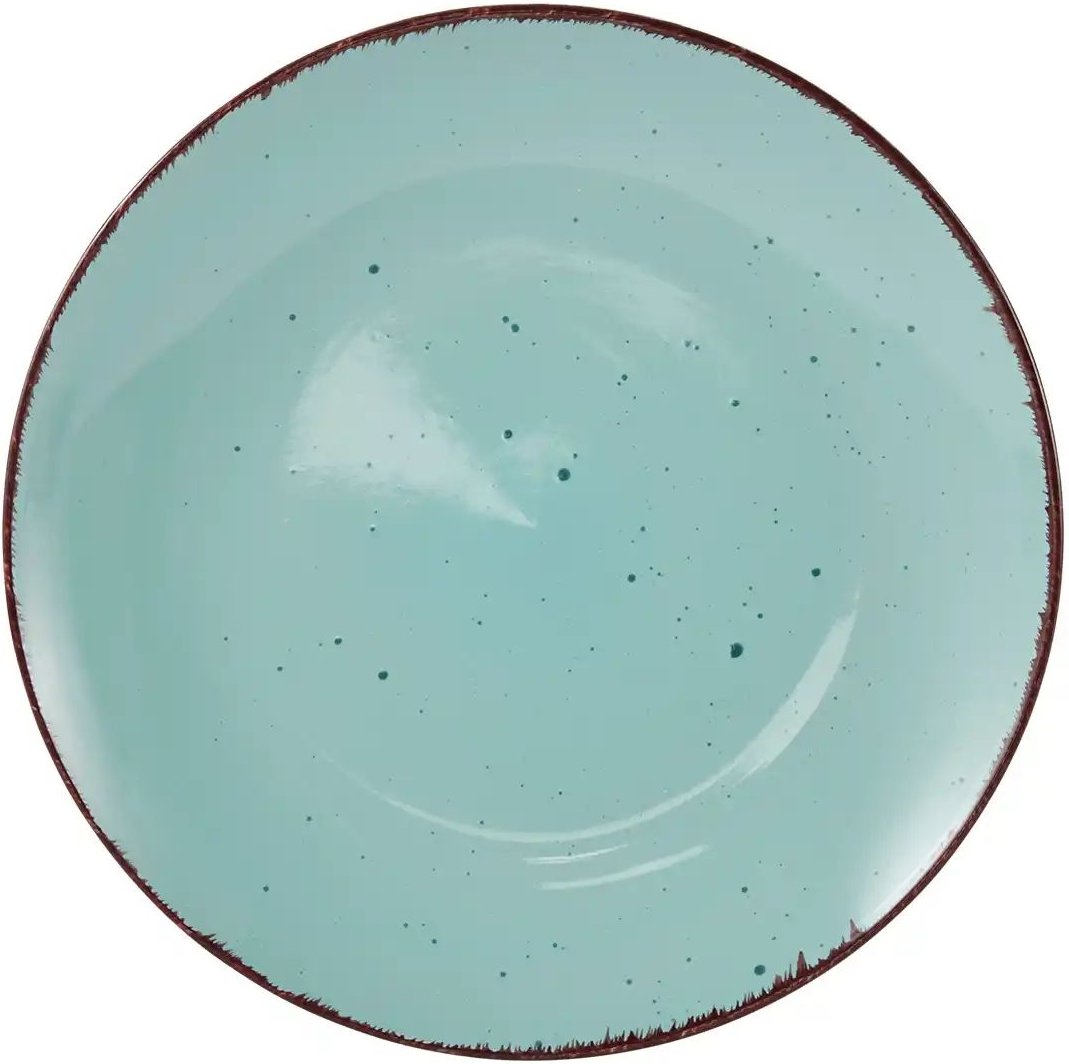 Peill+Putzler Speiseteller 26 5 cm Siena ¦ türkis/petrol ¦ Steinzeug/Steingut Ø: 26.5 Geschirr > Teller - Höffner