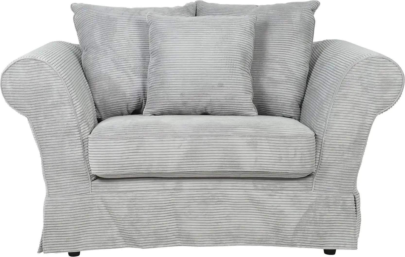 Einzelsofa Olivia mit Husse ¦ grau ¦ Maße (cm): B: 152 H: 100 T: 98.0 Polstermöbel > Sofas > Einzelsofas - Höffner