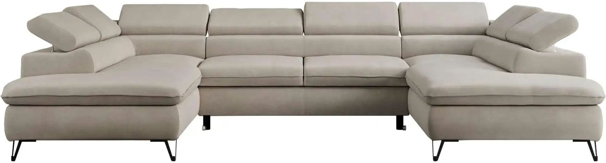 Wohnlandschaft Peter ¦ beige ¦ Maße (cm): B: 346 H: 76 Polstermöbel > Sofas > Wohnlandschaften - Höffner