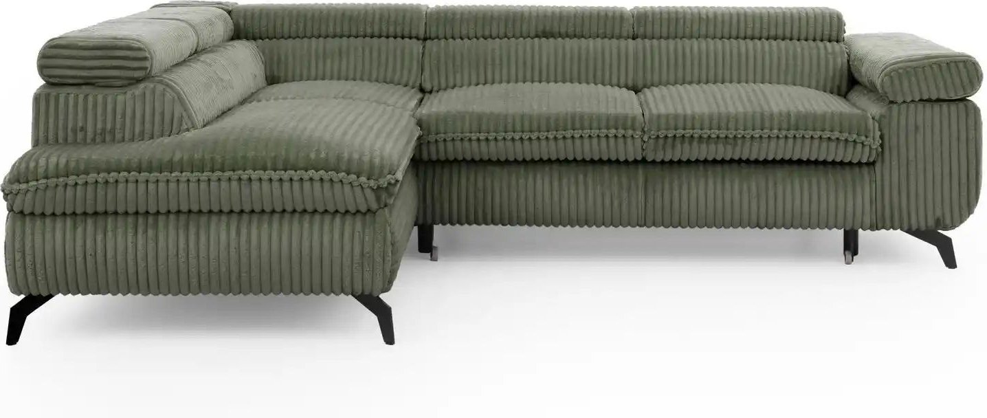 S-STYLE Ecksofa mit Schlaffunktion Bonnie ¦ grün ¦ Maße (cm): B: 275 H: 76 Polstermöbel > Sofas > Ecksofas - Höffner