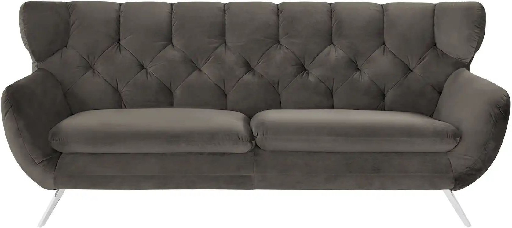 Jette Home Sofa Caldara ¦ grau ¦ Maße (cm): B: 225 H: 94 T: 95.0 Polstermöbel > Sofas > 3-Sitzer - Höffner
