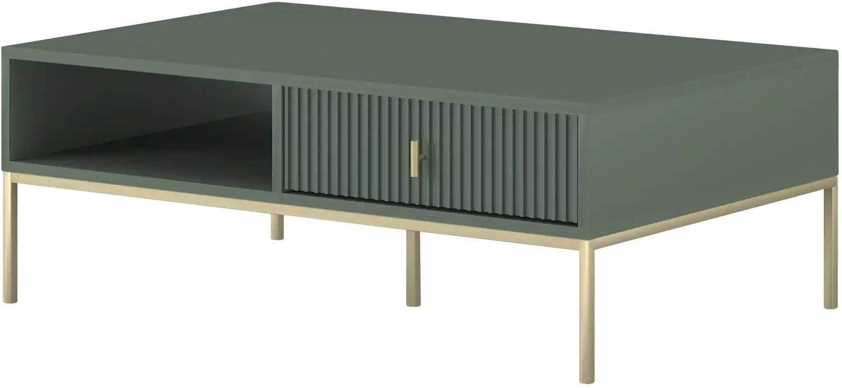 Couchtisch Maglione ¦ grün ¦ Maße (cm): B: 68 H: 39,9 Tische > Couchtische > Couchtische rechteckig - Höffner