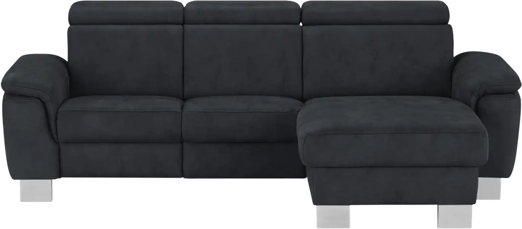 Mein Sofa bold Ecksofa Beata ¦ schwarz ¦ Maße (cm): B: 234 H: 80 T: 163.0 Polstermöbel > Sofas > 3-Sitzer - Höffner
