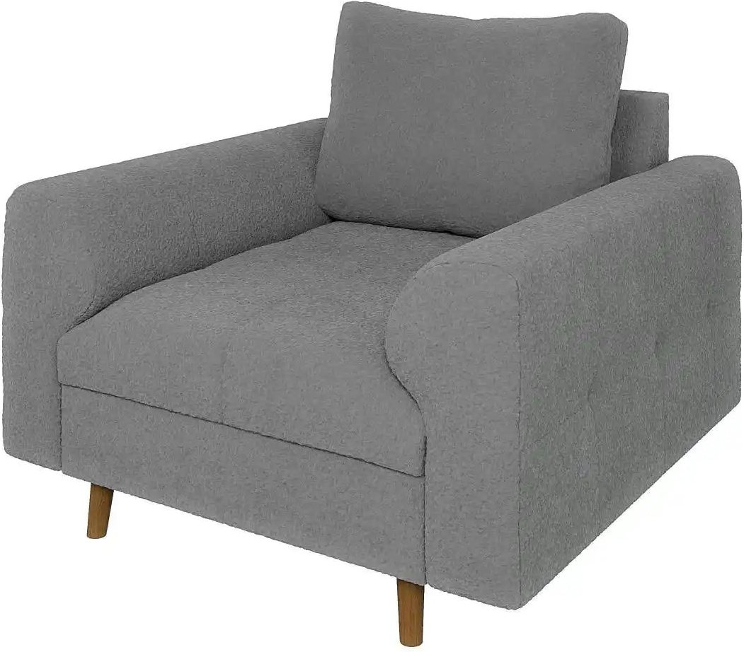 S-STYLE Sessel Lars ¦ grau ¦ Maße (cm): B: 97 H: 81 Polstermöbel > Sessel > Polstersessel - Höffner