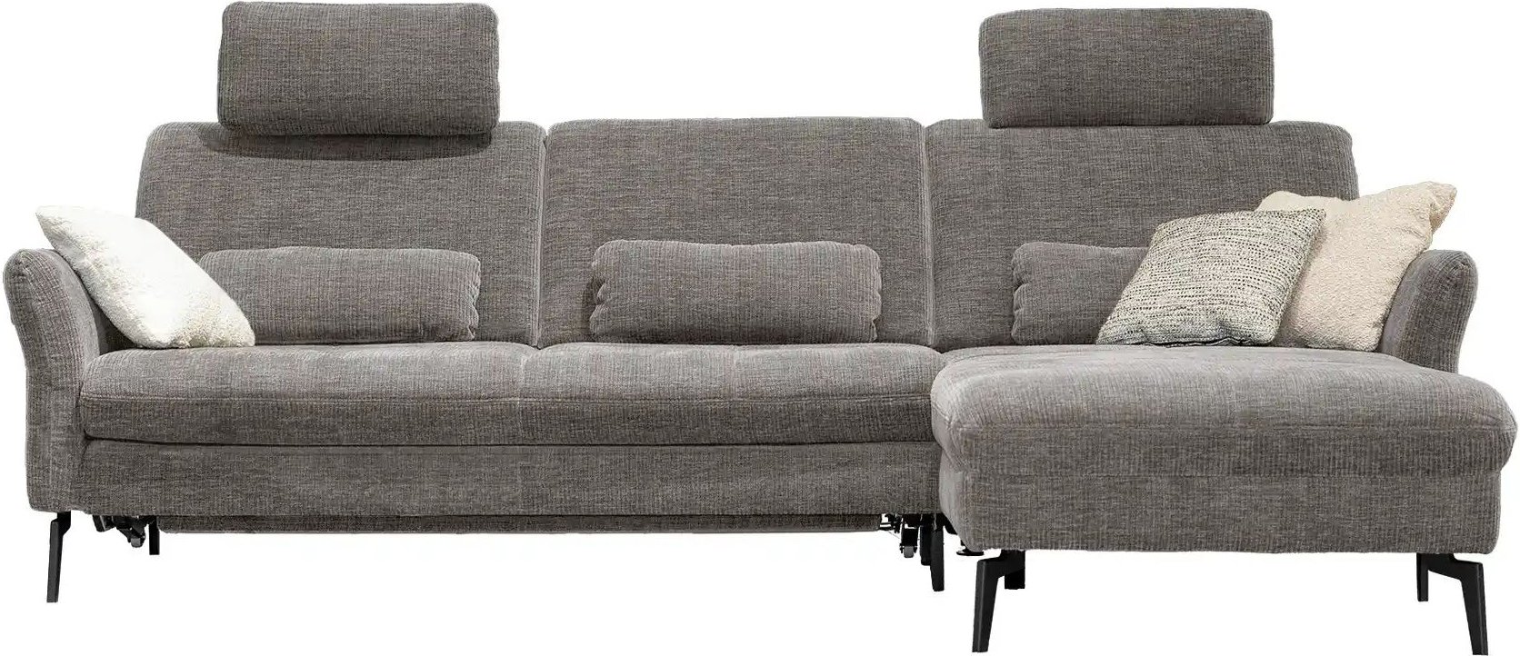 meinSofa Ecksofa Cord DANTE ¦ grau Polstermöbel > Sofas > Ecksofas - Höffner