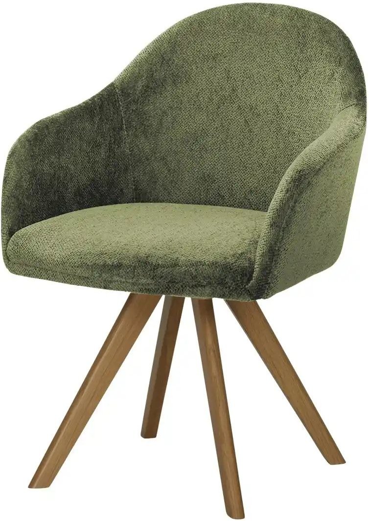 Woodford Polsterstuhl Cross ¦ grün ¦ Maße (cm): B: 61,5 H: 84,5 T: 62.0 Stühle > Esszimmerstühle > Esszimmerstühle mit ...