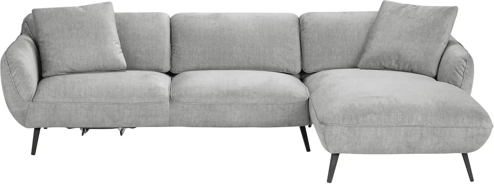 pop Ecksofa Ventus ¦ silber ¦ Maße (cm): B: 281 H: 111 T: 174.0 Polstermöbel > Sofas > 3-Sitzer - Höffner
