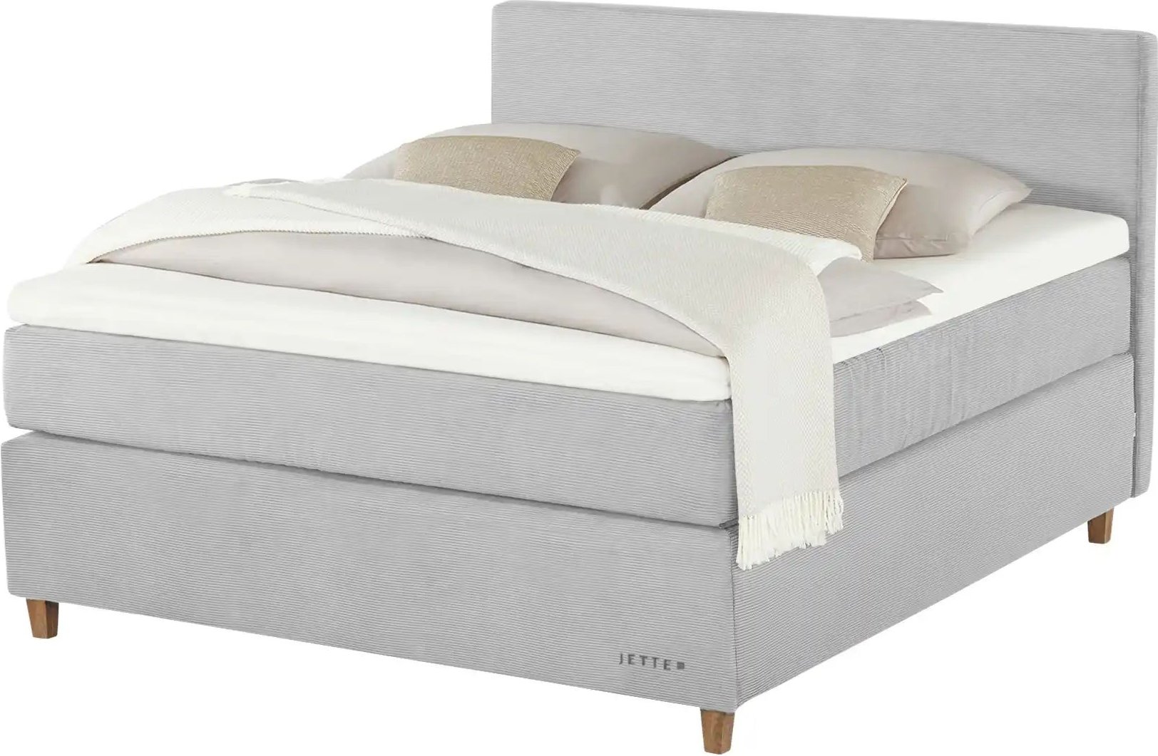 Jette Home Boxspringbett Jette Flex ¦ grau ¦ Maße (cm): B: 145 H: 120,5 Betten > Boxspringbetten - Höffner