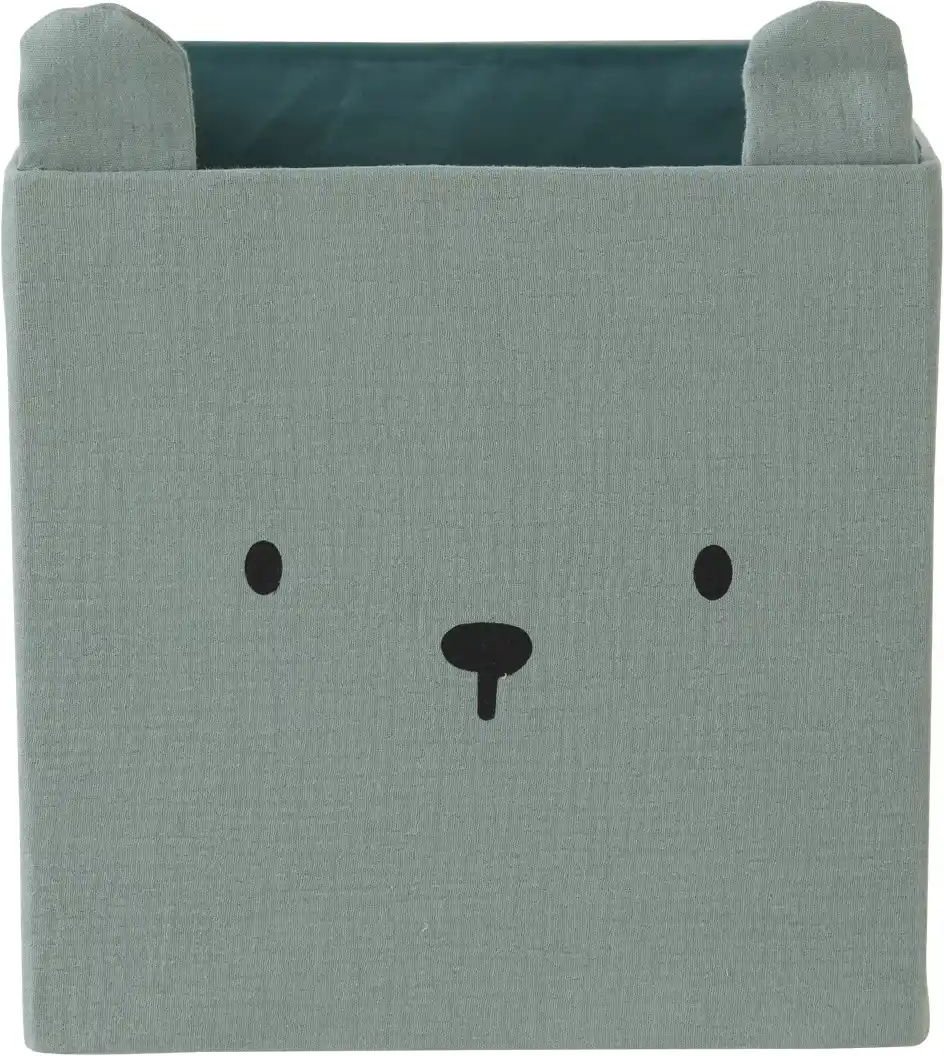 Aufbewahrungsbox faltbar ¦ blau ¦ Polyester,Pappe ¦ Maße (cm): B: 28 H: 28 T: 28.0 Aufbewahrung > Körbe - Höffner