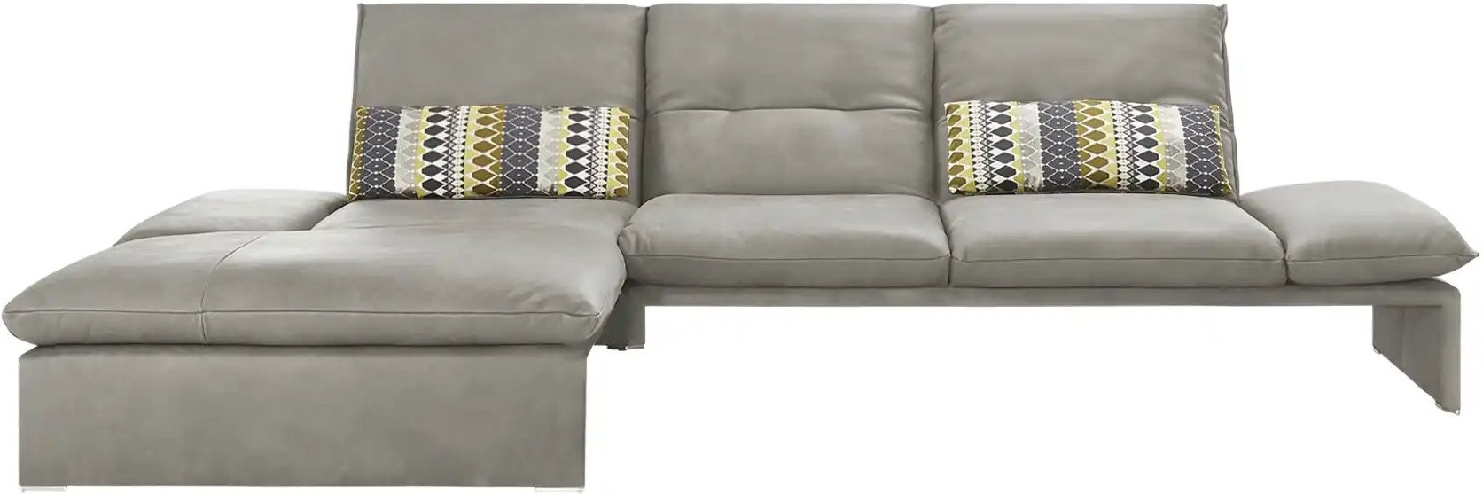KOINOR Leder-Ecksofa Humfrey ¦ grau ¦ Maße (cm): B: 314 H: 93 T: 159.0 Polstermöbel > Sofas > Ecksofas - Höffner