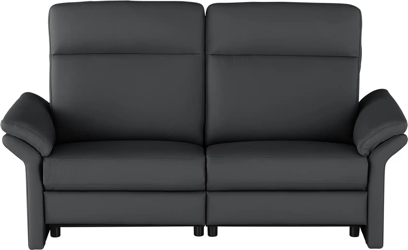 Wohnwert Einzelsofa Leder Mayla ¦ schwarz ¦ Maße (cm): B: 194 H: 109 T: 96.0 Polstermöbel > Sofas > Einzelsofas - Höffne...