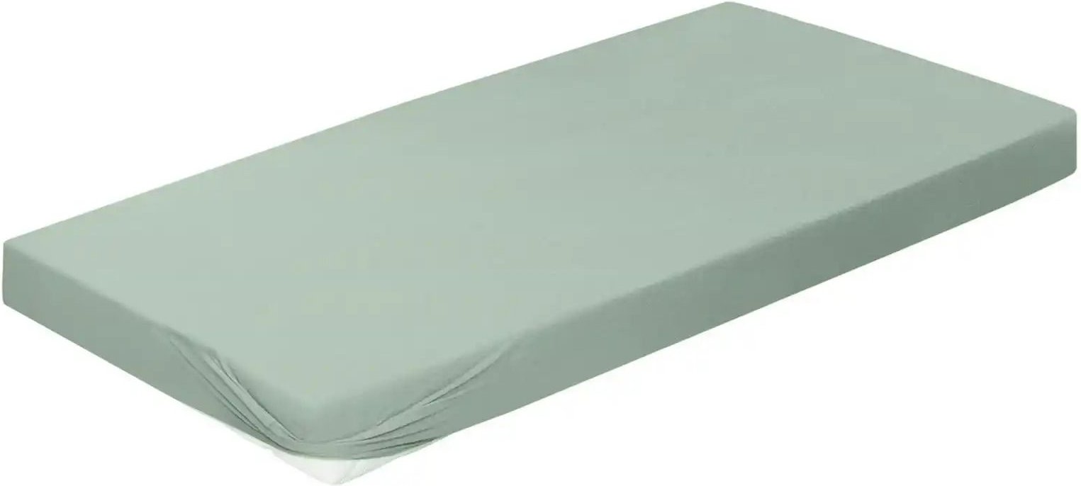 Bierbaum Jersey Spannbetttuch ¦ grün ¦ Maße (cm): B: 150 H: 1 Bettwaren > Bettlaken - Höffner