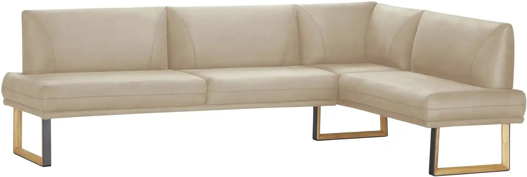 Woodford Eckbank Soras ¦ beige ¦ Maße (cm): H: 89 Bänke > Eckbänke - Höffner