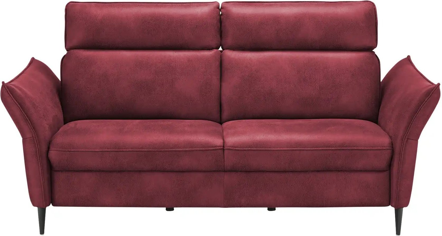 Hukla Sofa 2 5-sitzig Solea ¦ rot ¦ Maße (cm): B: 196 T: 95.0 Polstermöbel > Sofas > 2-Sitzer - Höffner