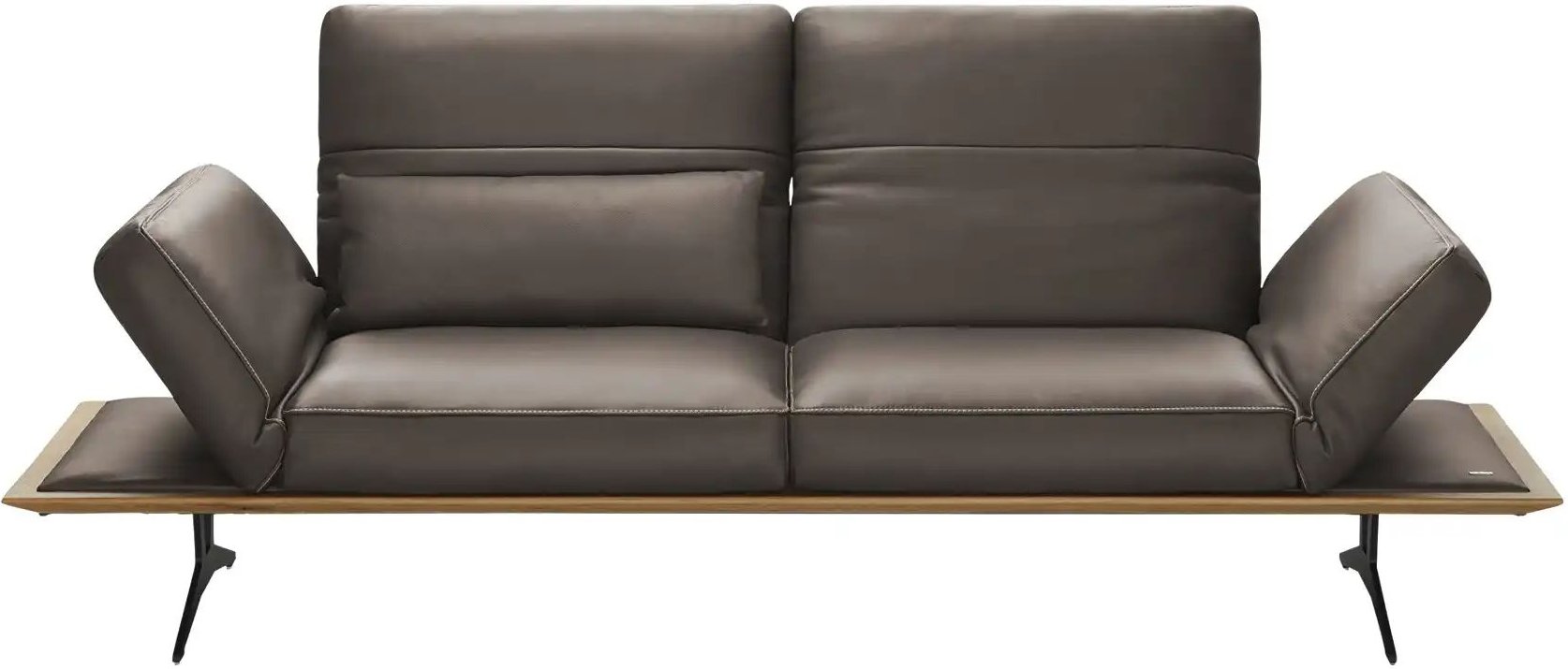 Thumbnail - KOINOR Einzelsofa aus Echtleder Fendo ¦ braun ¦ Maße (cm): B: 236 H: 73 T: 123.0 Polstermöbel > Sofas > 2-Sitzer - Höffn...