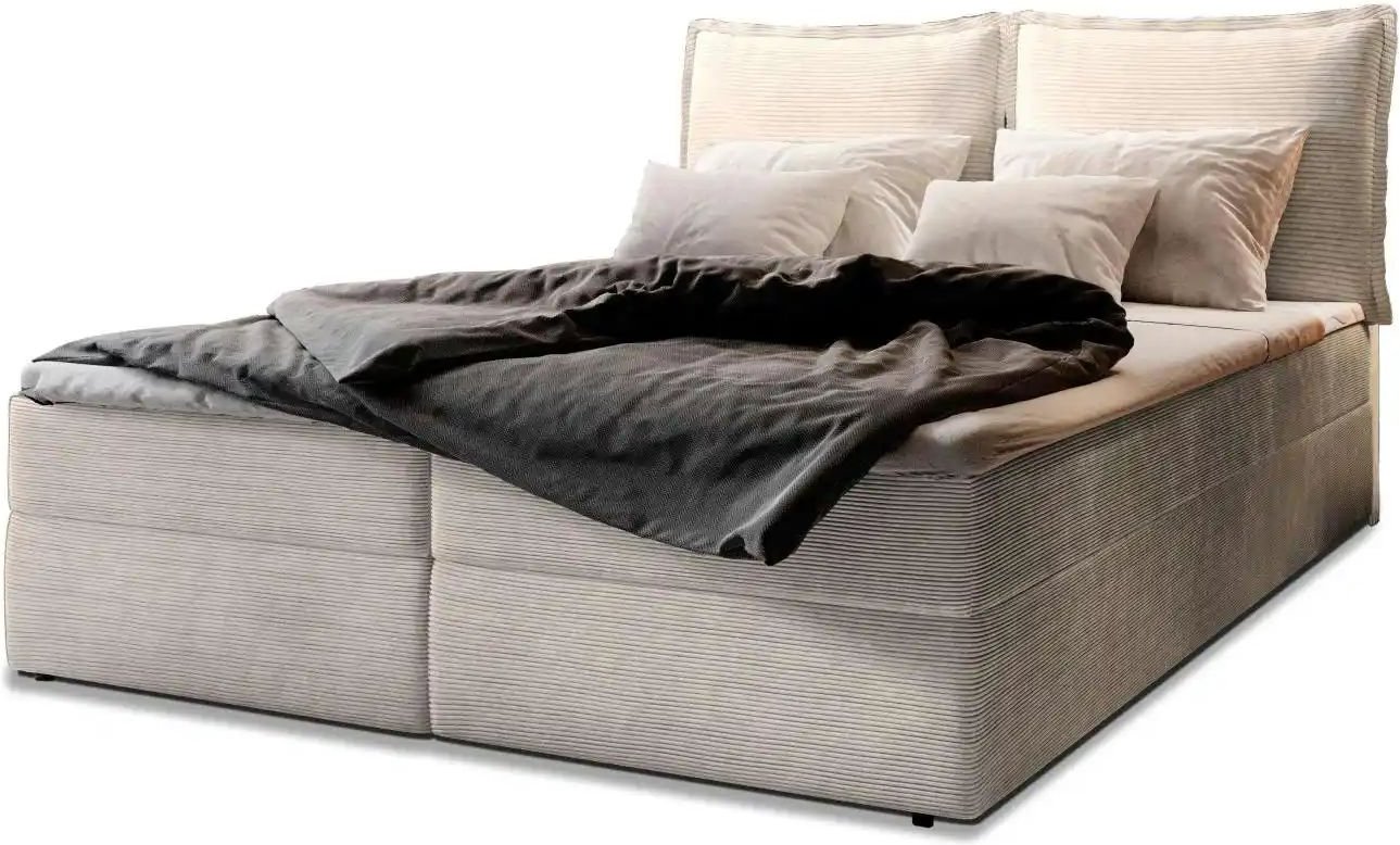 MASSENO Boxbett mit Bettkasten Lente ¦ creme ¦ Maße (cm): B: 140 H: 98 Betten > Polsterbetten - Höffner