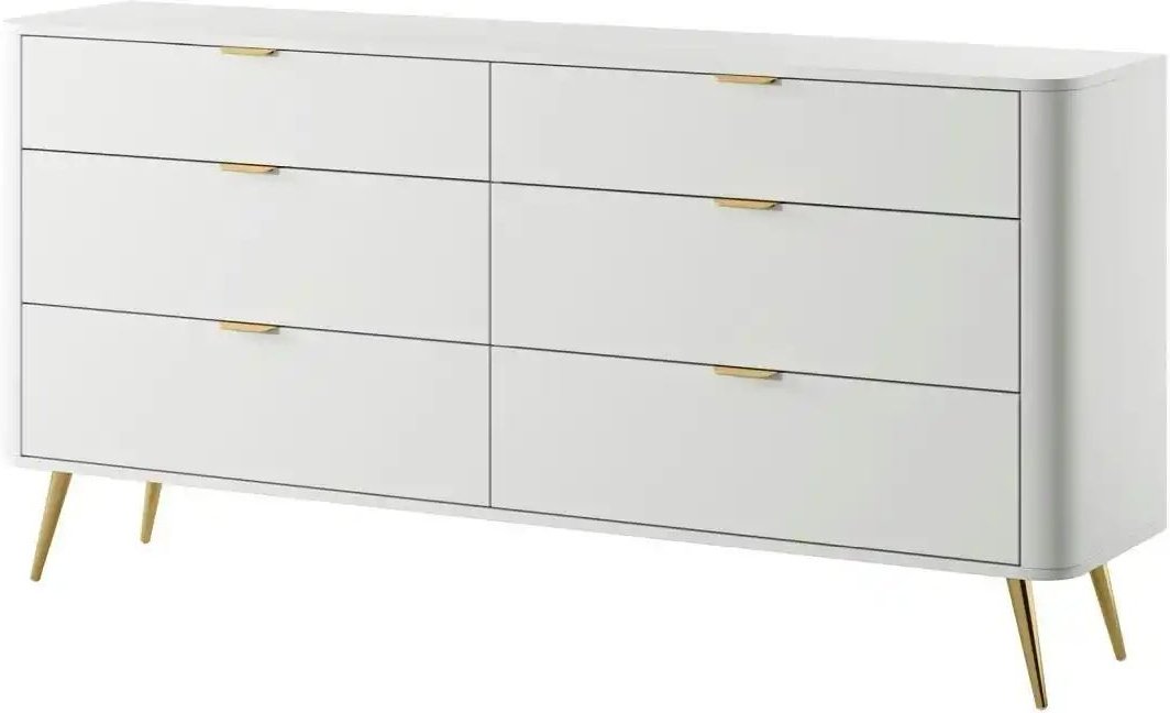 Selsey Sideboard Oval ¦ weiß ¦ Maße (cm): B: 171,7 H: 83,6 Kommoden & Sideboards > Kommoden - Höffner