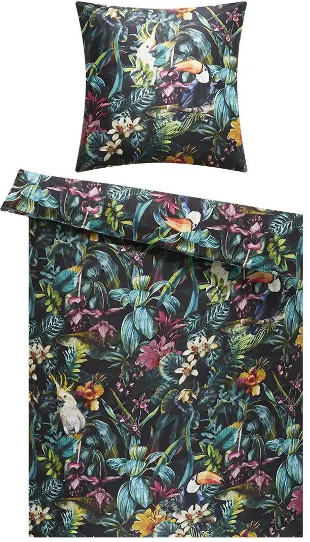 indigo Mako-Satin Bettwäsche Holiday ¦ mehrfarbig ¦ Maße (cm): B: 155 Bettwaren > Bettwäsche > Bettwäsche ganzjährig - ...