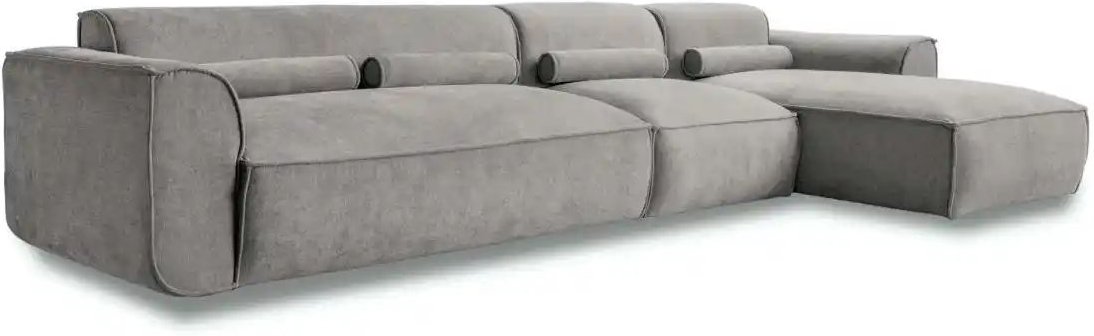Miuform Ecksofa modular Flex Felix ¦ grau ¦ Maße (cm): B: 340 H: 70 Polstermöbel > Sofas > Ecksofas - Höffner
