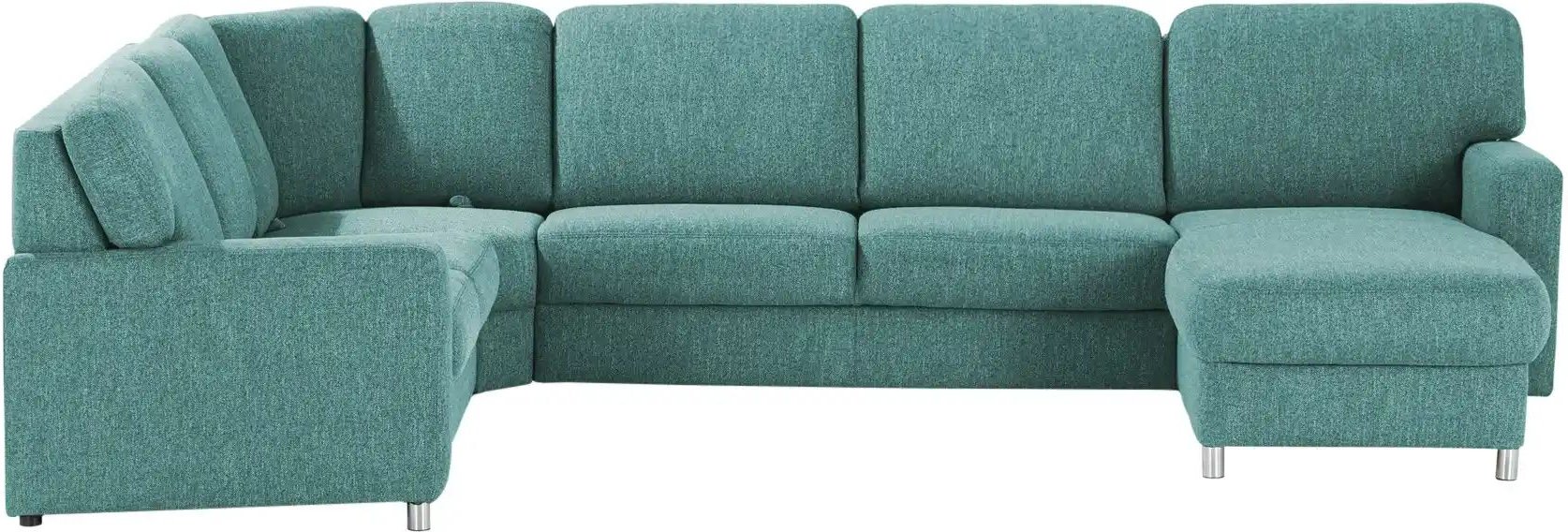 smart Wohnlandschaft Valencia ¦ türkis/petrol ¦ Maße (cm): B: 341 Polstermöbel > Sofas > Wohnlandschaften - Höffner