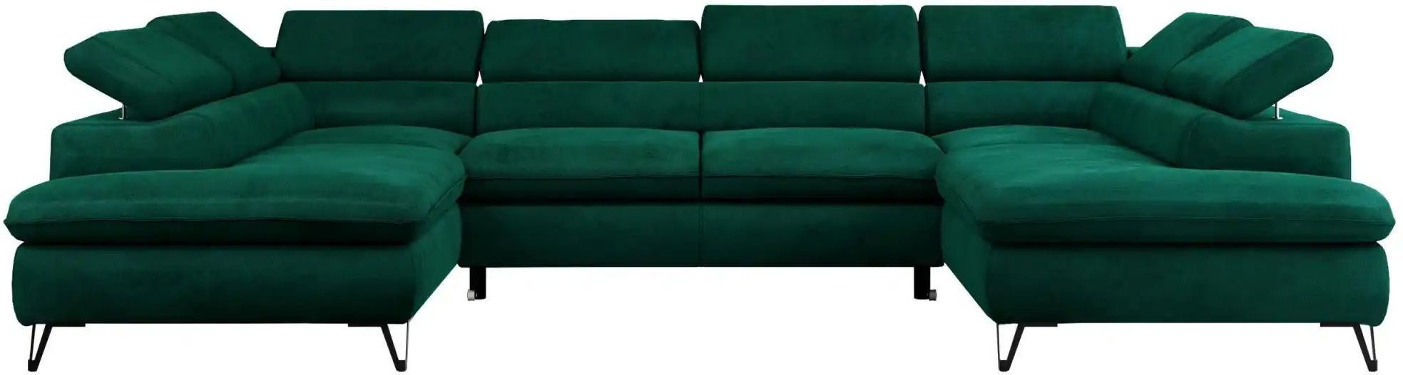 Wohnlandschaft Peter ¦ grün ¦ Maße (cm): B: 346 H: 76 Polstermöbel > Sofas > Wohnlandschaften - Höffner