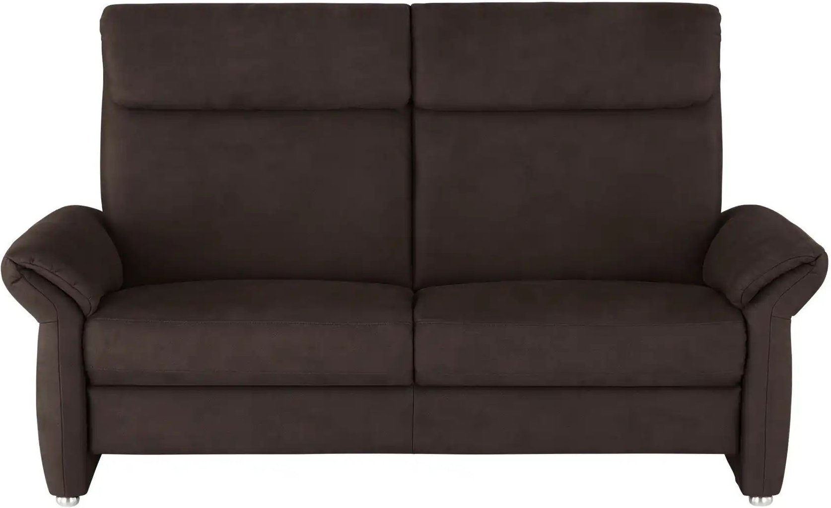 Thumbnail - Wohnwert Einzelsofa Mikrofaser Melina ¦ braun ¦ Maße (cm): B: 186 H: 107 T: 97.0 Polstermöbel > Sofas > 2-Sitzer - Höffn...