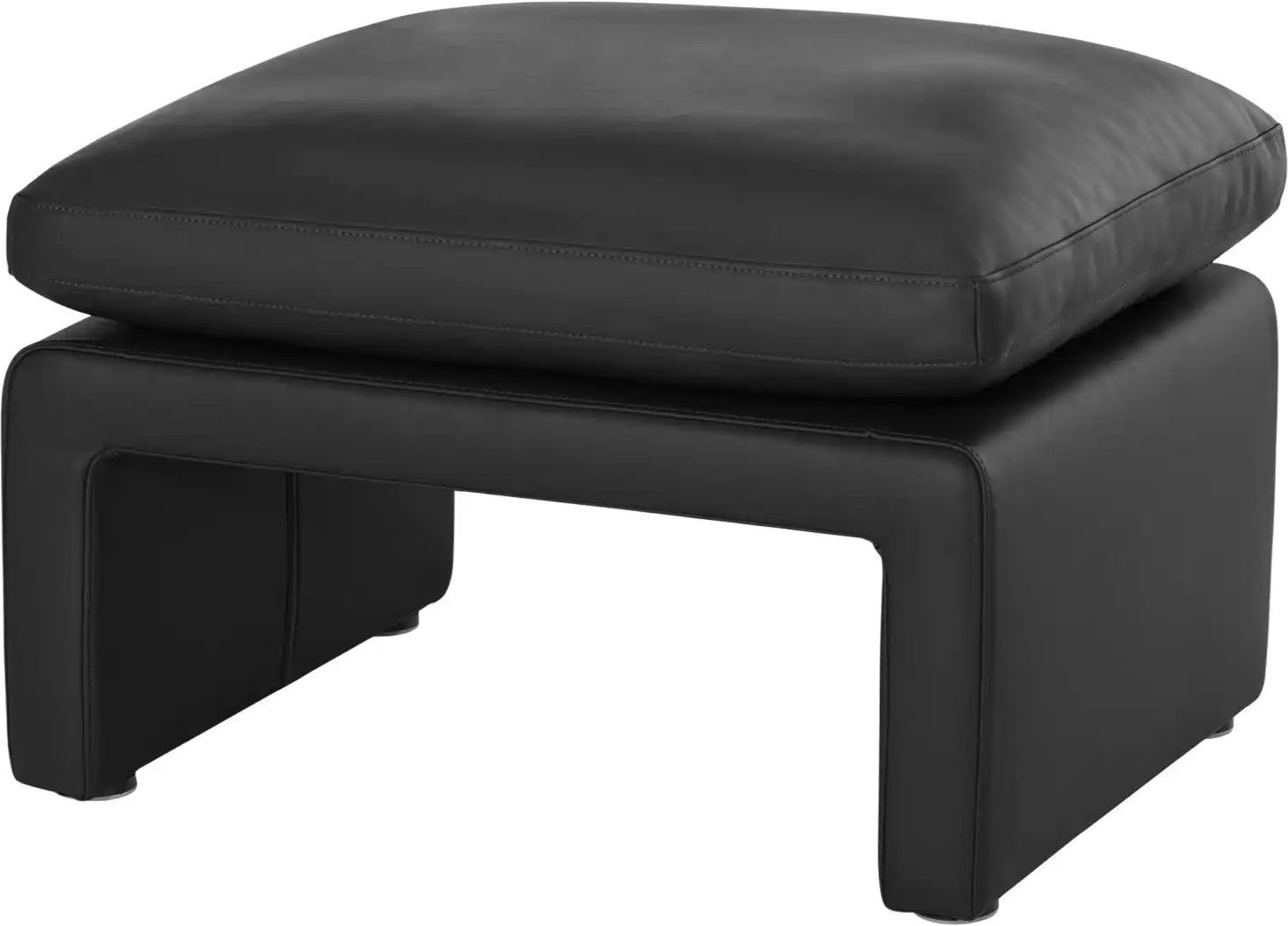 Thumbnail - erpo just relax Hocker JR963 Bari ¦ schwarz ¦ Maße (cm): B: 64 H: 43 T: 51.0 Polstermöbel > Hocker - Höffner