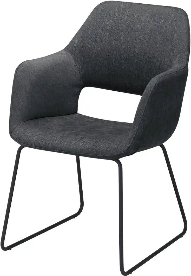 Woodford Armlehnstuhl Berlin ¦ schwarz ¦ Maße (cm): B: 57 H: 85 T: 67.0 Stühle > Esszimmerstühle > Esszimmerstühle mit ...