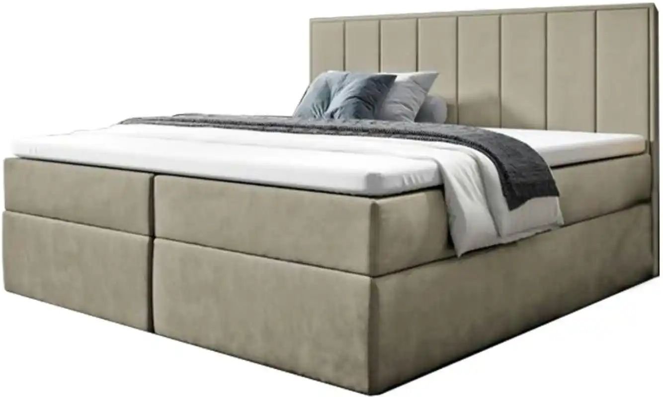 Boxbett mit Bettkasten Havana ¦ beige ¦ Maße (cm): B: 200 H: 110 Betten > Komfortbetten - Höffner