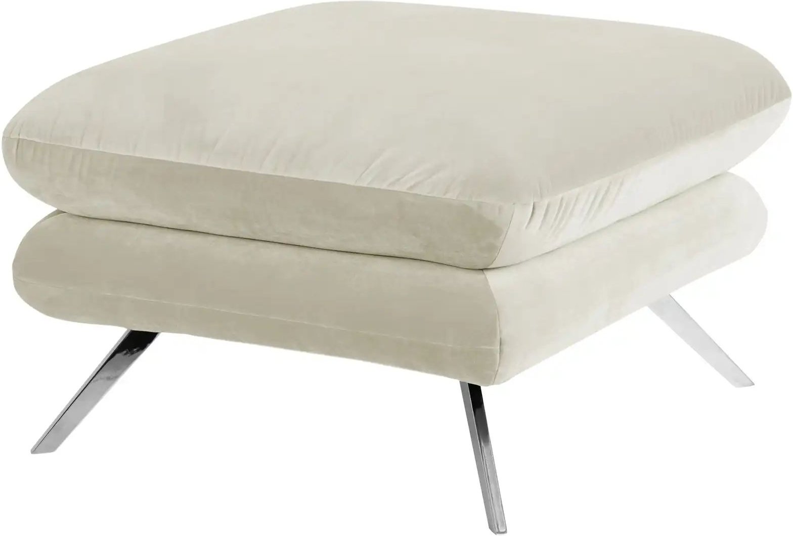 Jette Home Hocker  Caldara ¦ creme ¦ Maße (cm): B: 70 H: 45 T: 70.0 Polstermöbel > Hocker - Höffner