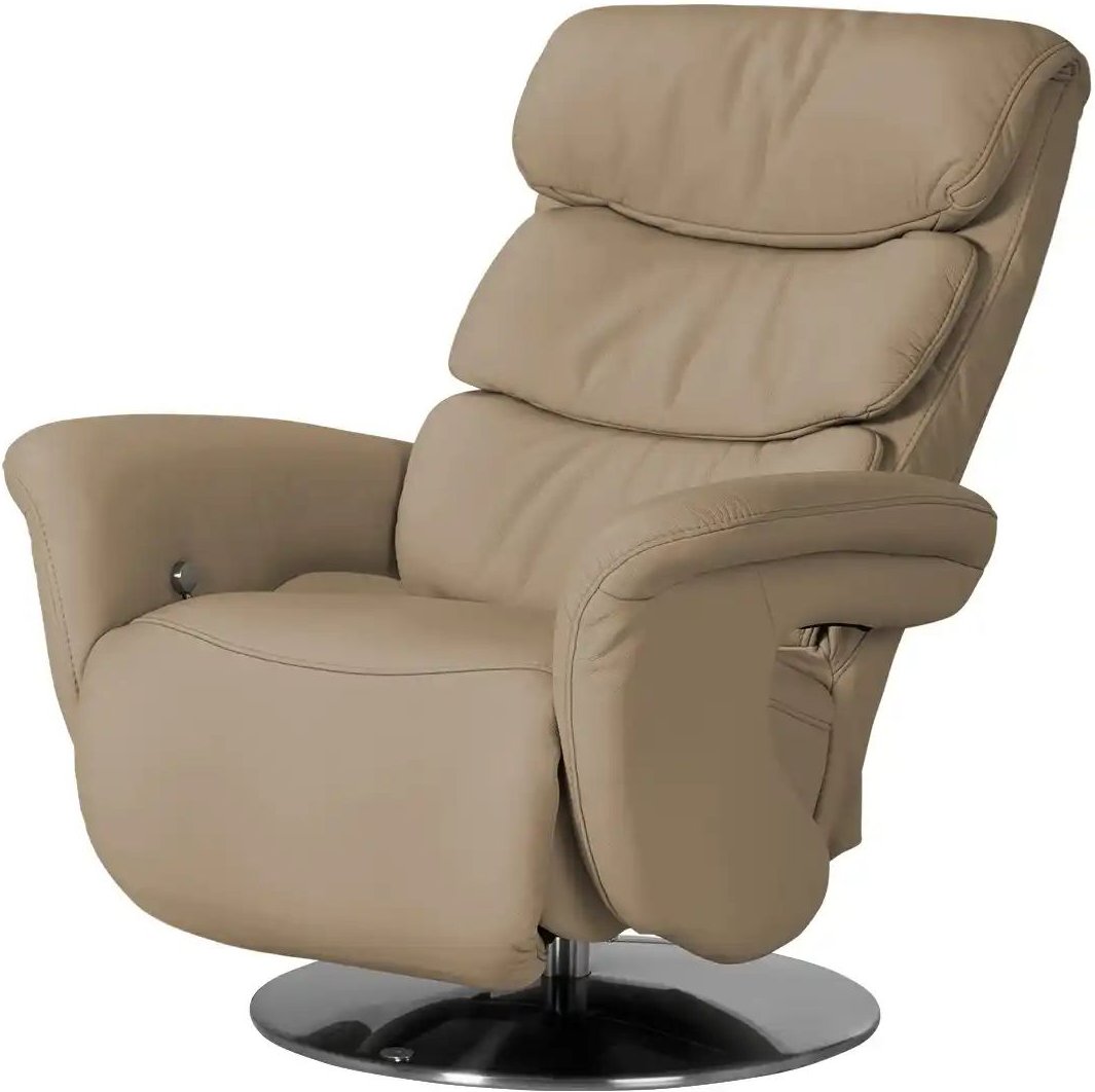 Thumbnail - himolla Leder-Relaxsessel Leder 7628 ¦ beige ¦ Maße (cm): B: 83 H: 107 T: 88.0 Polstermöbel > Sessel > Fernsehsessel - H...
