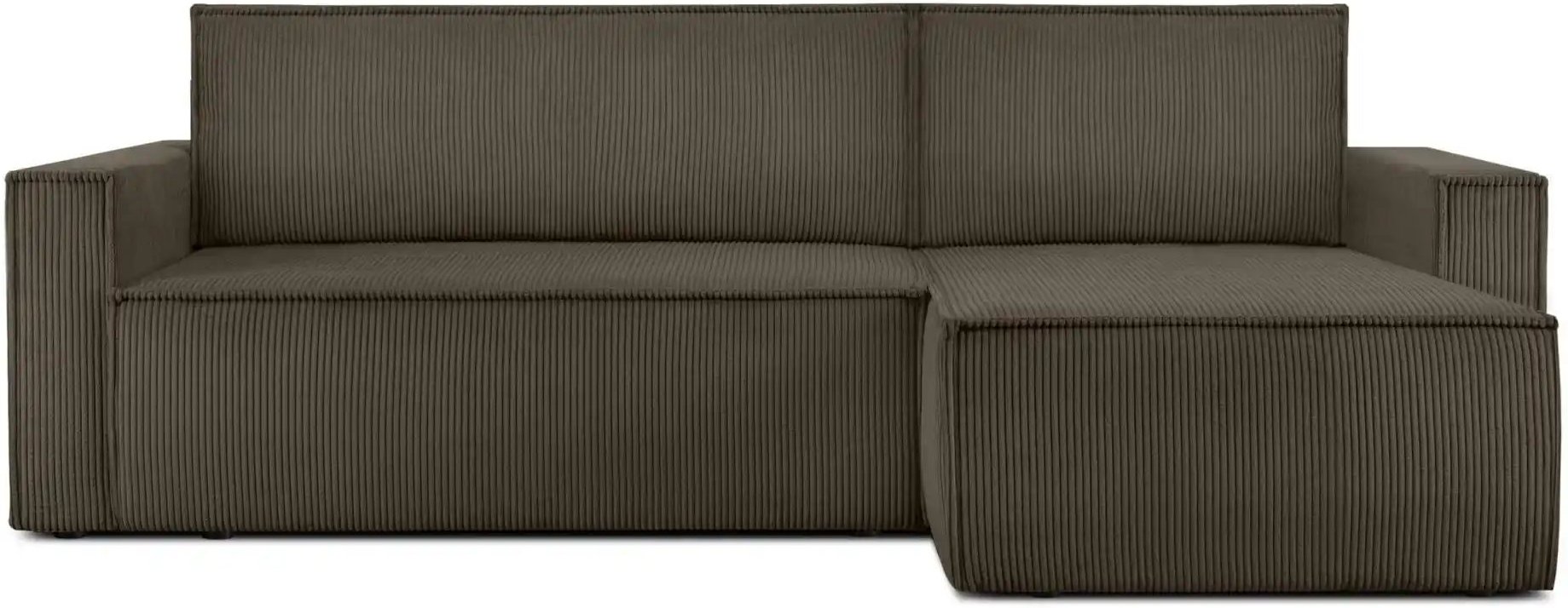 KONSIMO Ecksofa Napi ¦ braun ¦ Maße (cm): B: 246 H: 89 Polstermöbel > Sofas > 3-Sitzer - Höffner