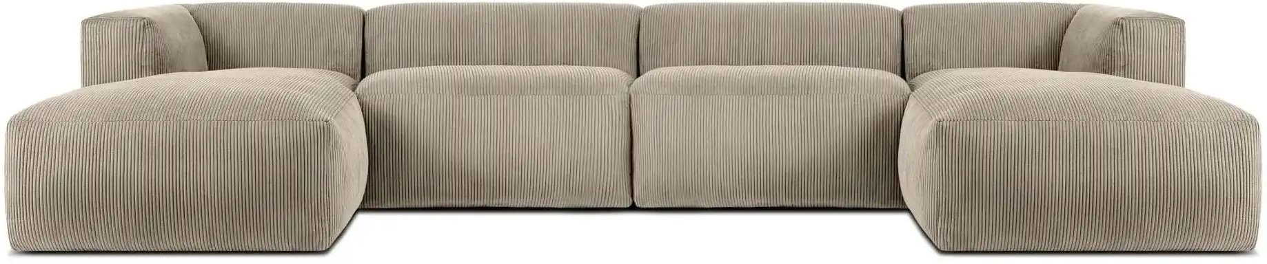 Thumbnail - KONSIMO Wohnlandschaft Buffo ¦ beige ¦ Maße (cm): B: 400 H: 73 Polstermöbel > Sofas > Wohnlandschaften - Höffner