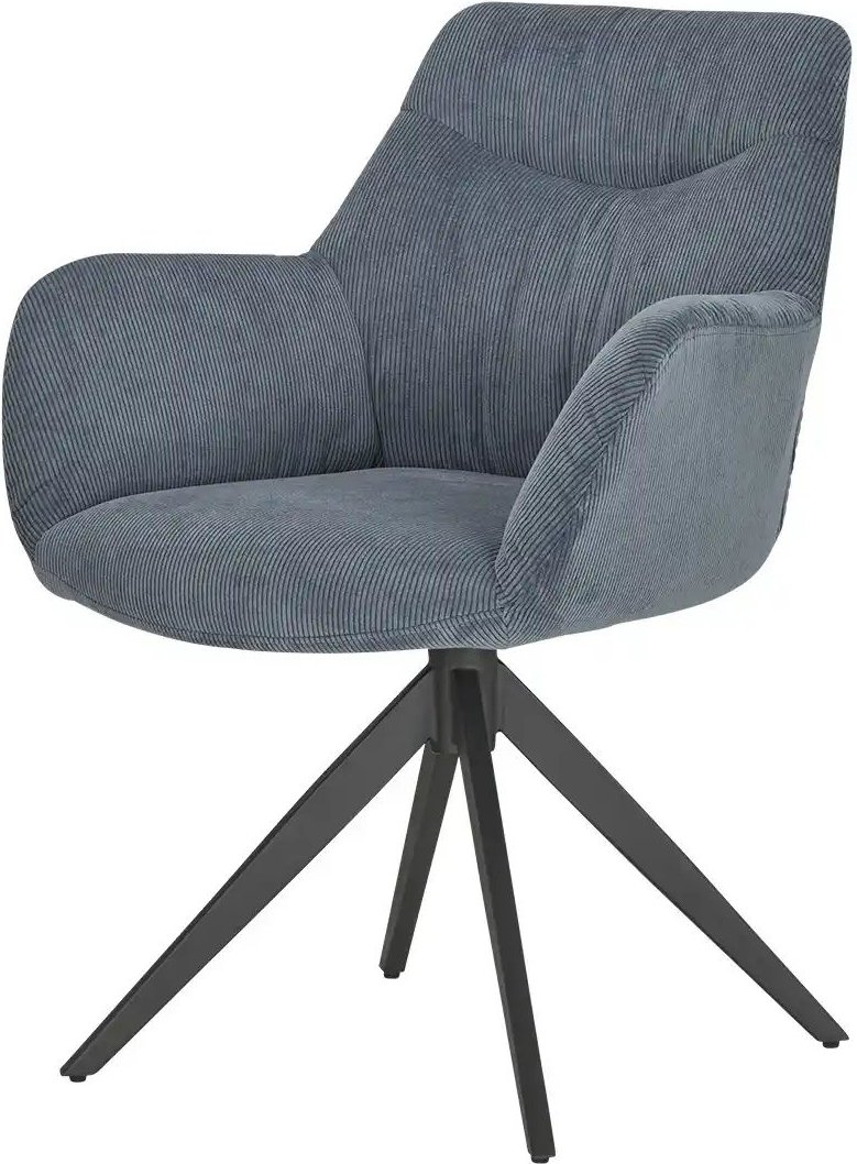 uno Armlehnstuhl drehbar Bela ¦ blau ¦ Maße (cm): B: 61,5 H: 83,5 T: 63.5 Stühle > Esszimmerstühle > Esszimmerstühle mit...