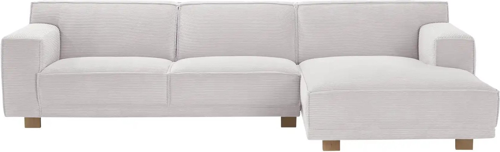 Thumbnail - SOHO Ecksofa Cord Weiß Trenisha ¦ beige ¦ Maße (cm): B: 301 H: 74 T: 160.0 Polstermöbel > Sofas > 3-Sitzer - Höffner