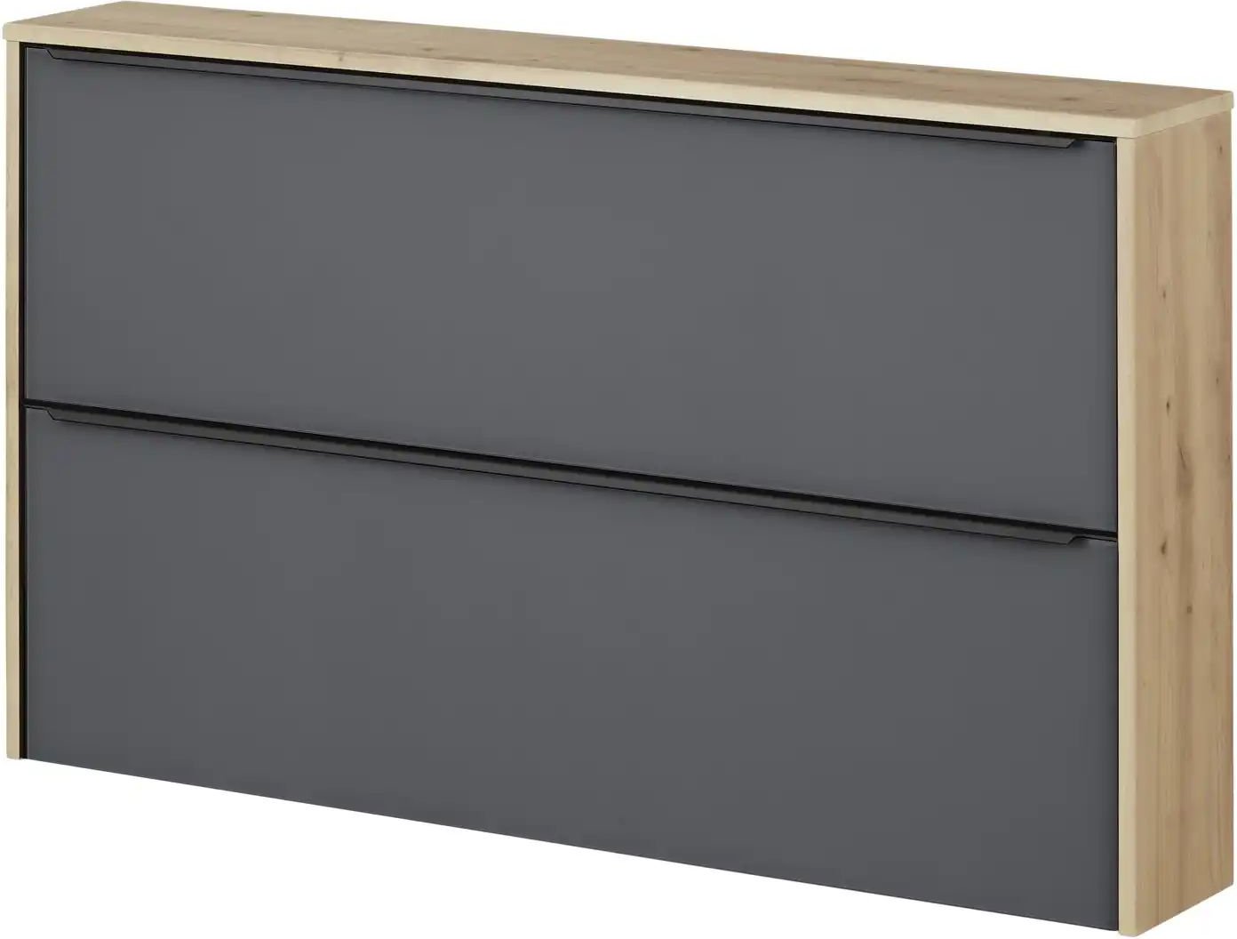 Wohnwert Hängeschuhschrank Arca ¦ grau ¦ Maße (cm): B: 137 H: 80 T: 23.0 Garderoben & Kleiderstangen > Garderoben Schuh...