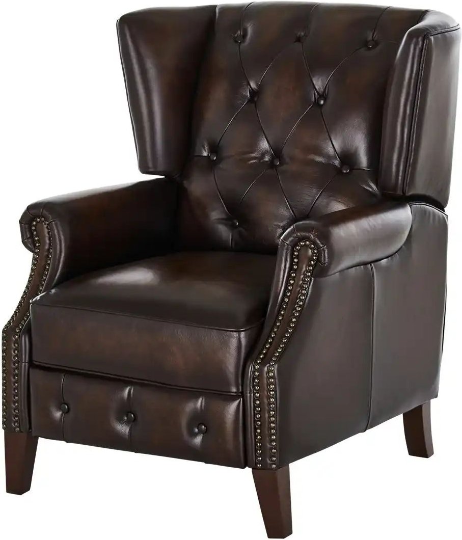 uno Relaxsessel aus Echtleder Chesterfield ¦ braun ¦ Maße (cm): B: 82 H: 103 T: 95.0 Polstermöbel > Sessel > Relaxsessel...