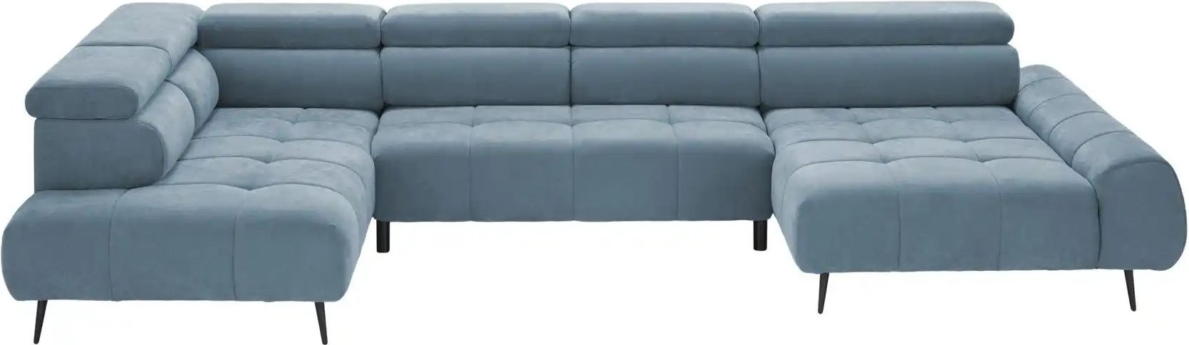 switch Wohnlandschaft Mavel ¦ blau ¦ Maße (cm): B: 367 H: 93 T: 208.0 Polstermöbel > Sofas > Wohnlandschaften - Höffner