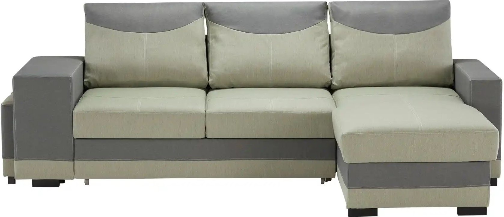 Thumbnail - Ecksofa Avery ¦ grau ¦ Maße (cm): B: 256 H: 89 T: 159.0 Polstermöbel > Sofas > 3-Sitzer - Höffner