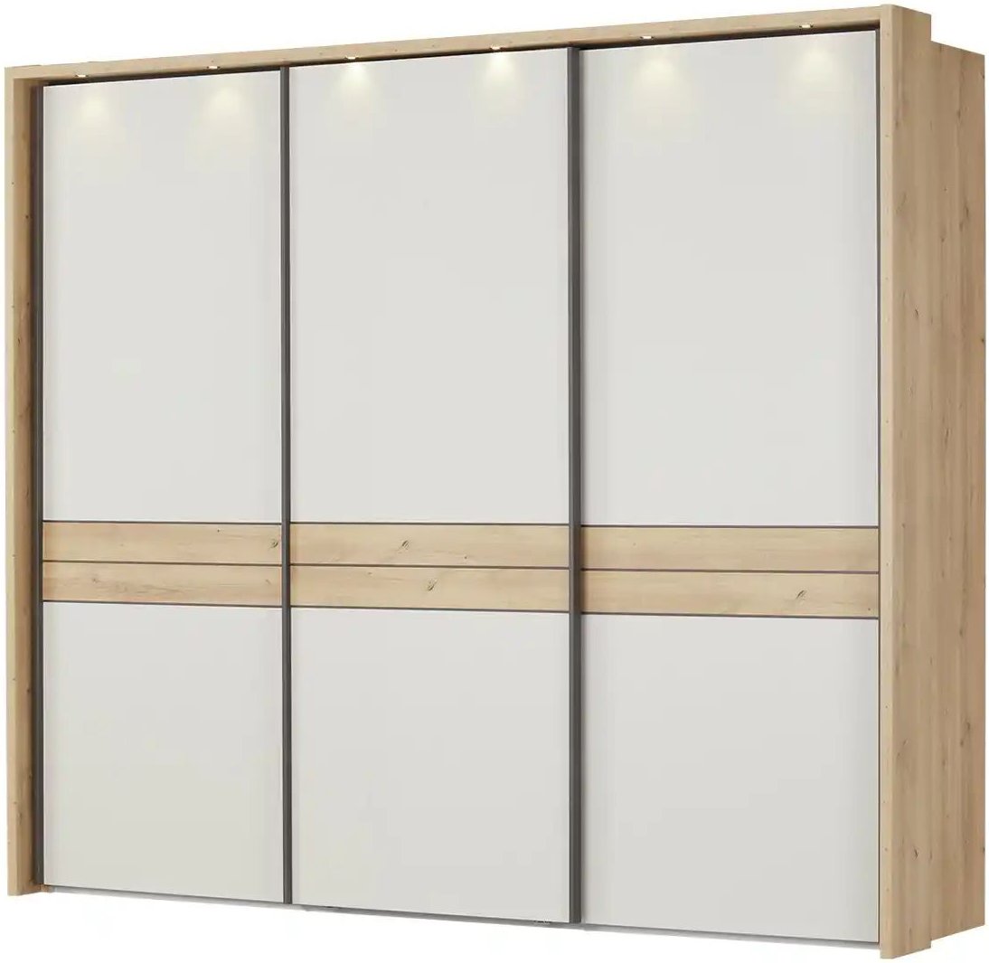 uno Schwebetürenschrank Suna ¦ beige ¦ Maße (cm): B: 260 H: 221 T: 69.0 Schränke > Kleiderschränke > Schwebetürenschrän...