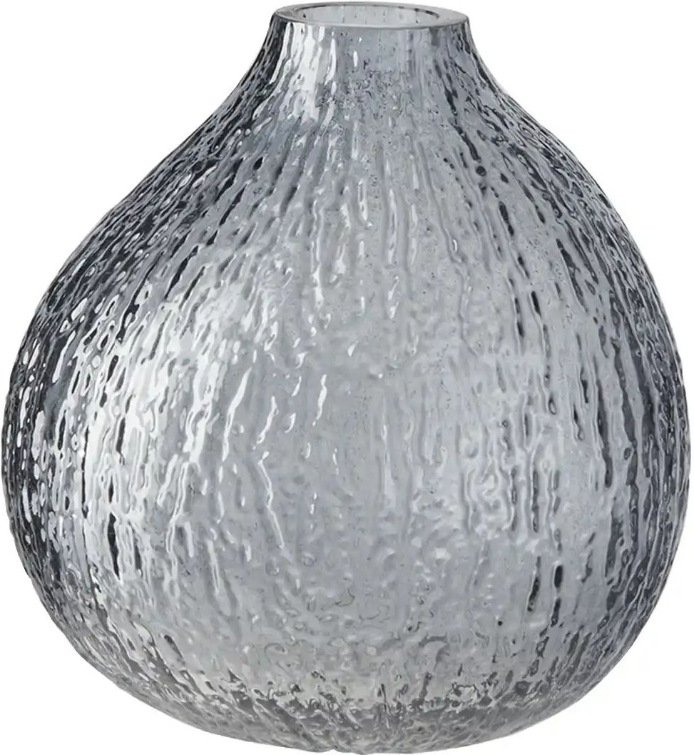 HOME STORY Vase ¦ grau ¦ Glas ¦ Maße (cm): H: 17,5 Ø: 17 Accessoires > Vasen - Höffner