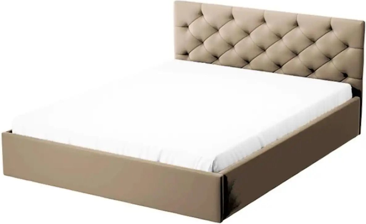 Polsterbett mit Bettkasten Sara ¦ beige ¦ Maße (cm): B: 99 H: 85 Betten > Polsterbetten - Höffner