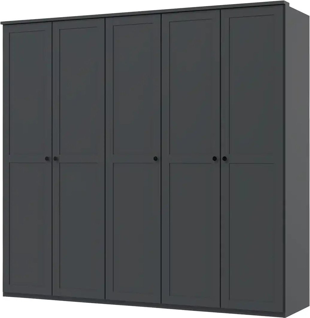 Thumbnail - Drehtürenschrank Chalet ¦ schwarz ¦ Maße (cm): B: 225 H: 210 T: 58.0 Schränke > Kleiderschränke > Drehtürenschränke - H...