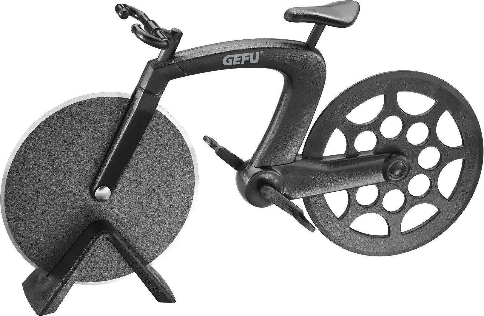 Gefu Pizzarad FARADO ¦ grau ¦ Edelstahl ¦ Maße (cm): B: 4,5 H: 10,5 Küchenzubehör & Helfer > Küchenhelfer - Höffner