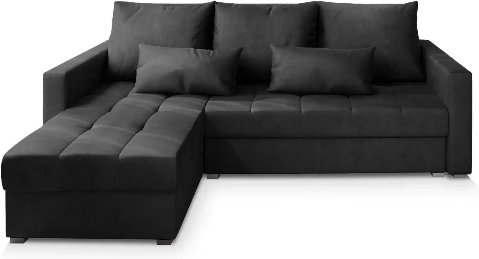 MASSENO Ecksofa Kos ¦ schwarz ¦ Maße (cm): B: 220 H: 85 Polstermöbel > Sofas > Ecksofas - Höffner